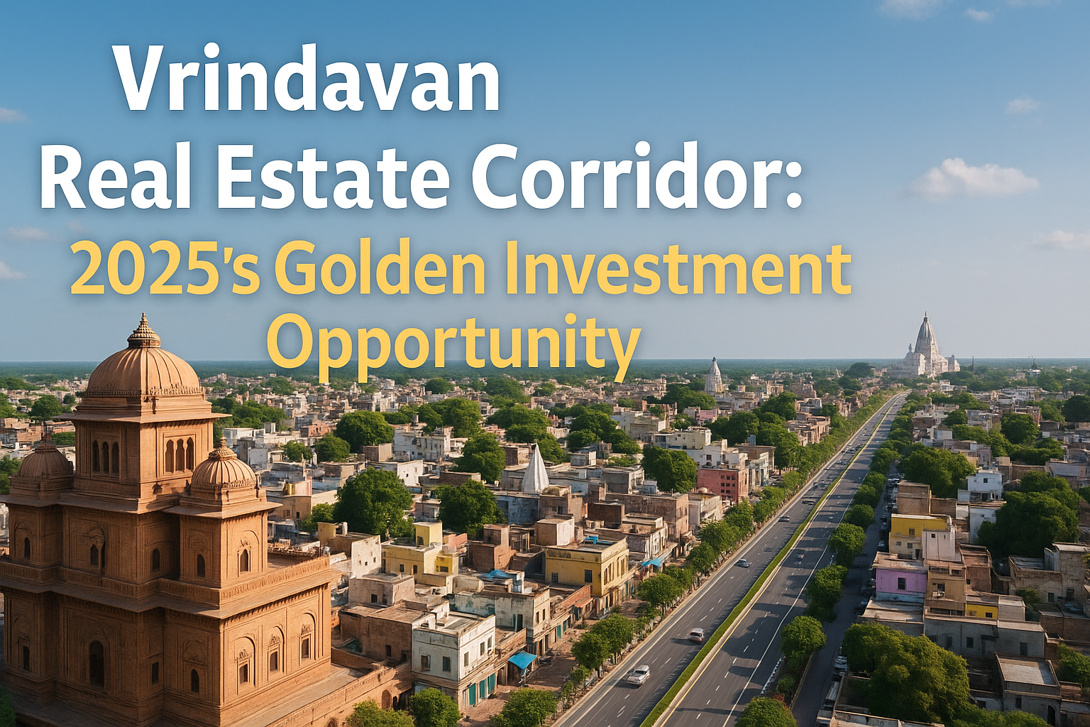 Vrindavan Real Estate Corridor: 2025's Golden Investment Opportunity